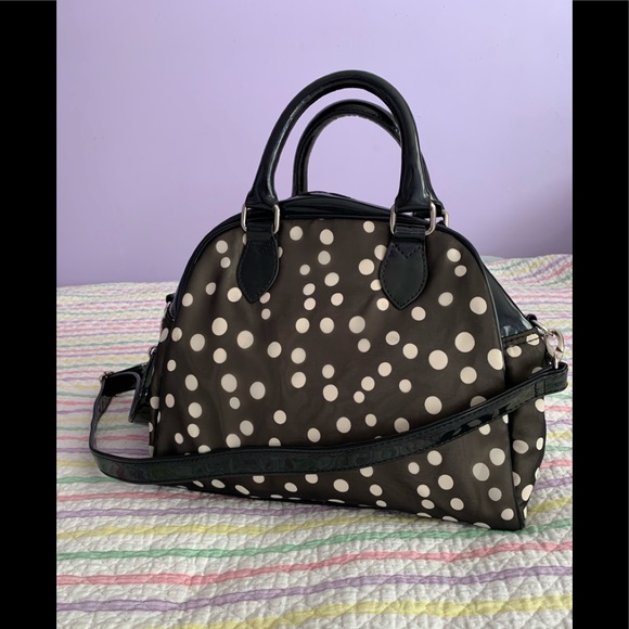 NWOT!💛Chocolate Polka Dot Handbag - Picture 5 of 9